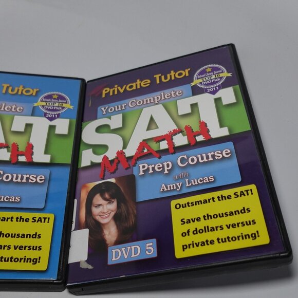 Private Tutor Complete SAT MATH Prep Course by Amy Lucas DVDs 2, 3, & 5 - Picture 4 of 10